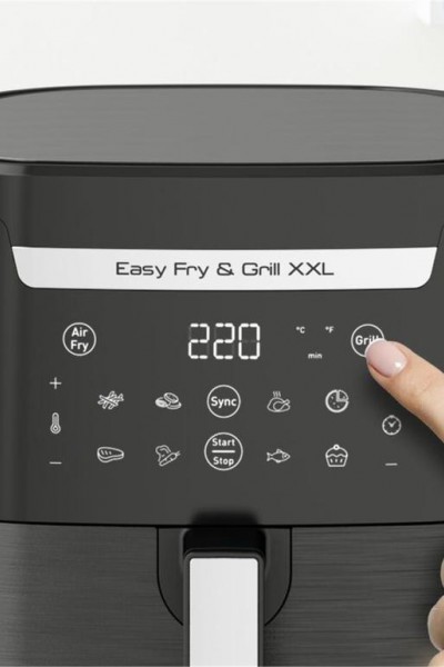 Easy Fry & Grill XXL Siyah Az Yağlı Fritöz