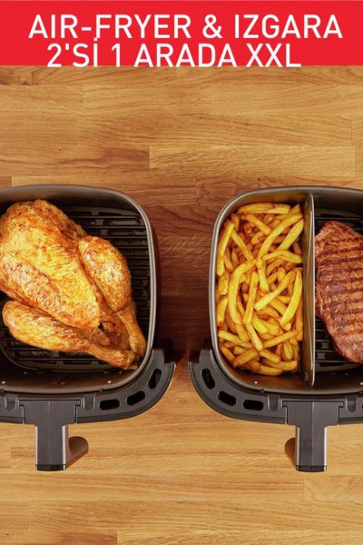 Easy Fry & Grill XXL Siyah Az Yağlı Fritöz